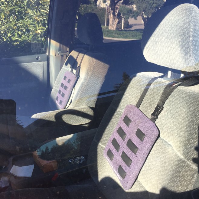 Stretchsit cushionTM transforms poor car seats into healthy seats